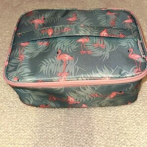 Pink flamingo 🦩 makeup bag